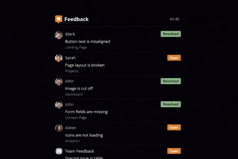 Feature illustration for Centralised feedback inbox