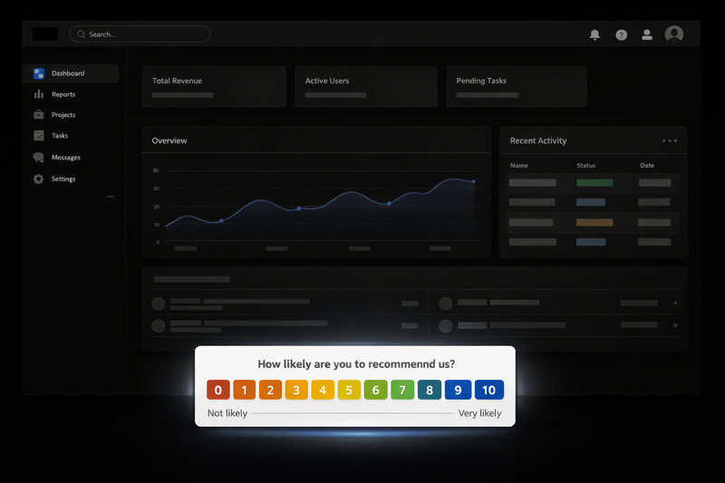 Feature illustration for Smart NPS Surveys