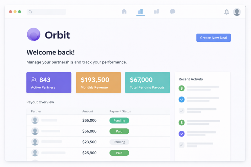 Feature illustration for Partner Portal & Branding